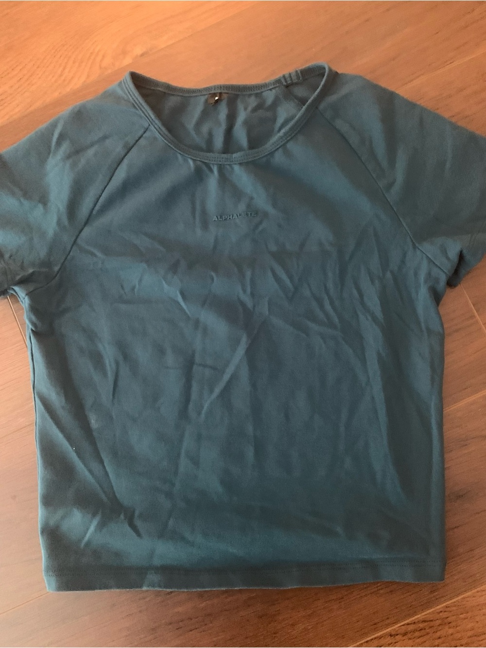 Alphalete Teal Short Sleeve Athletic Tee